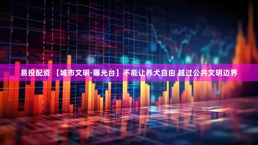 易投配资 【城市文明·曝光台】不能让养犬自由 越过公共文明边界